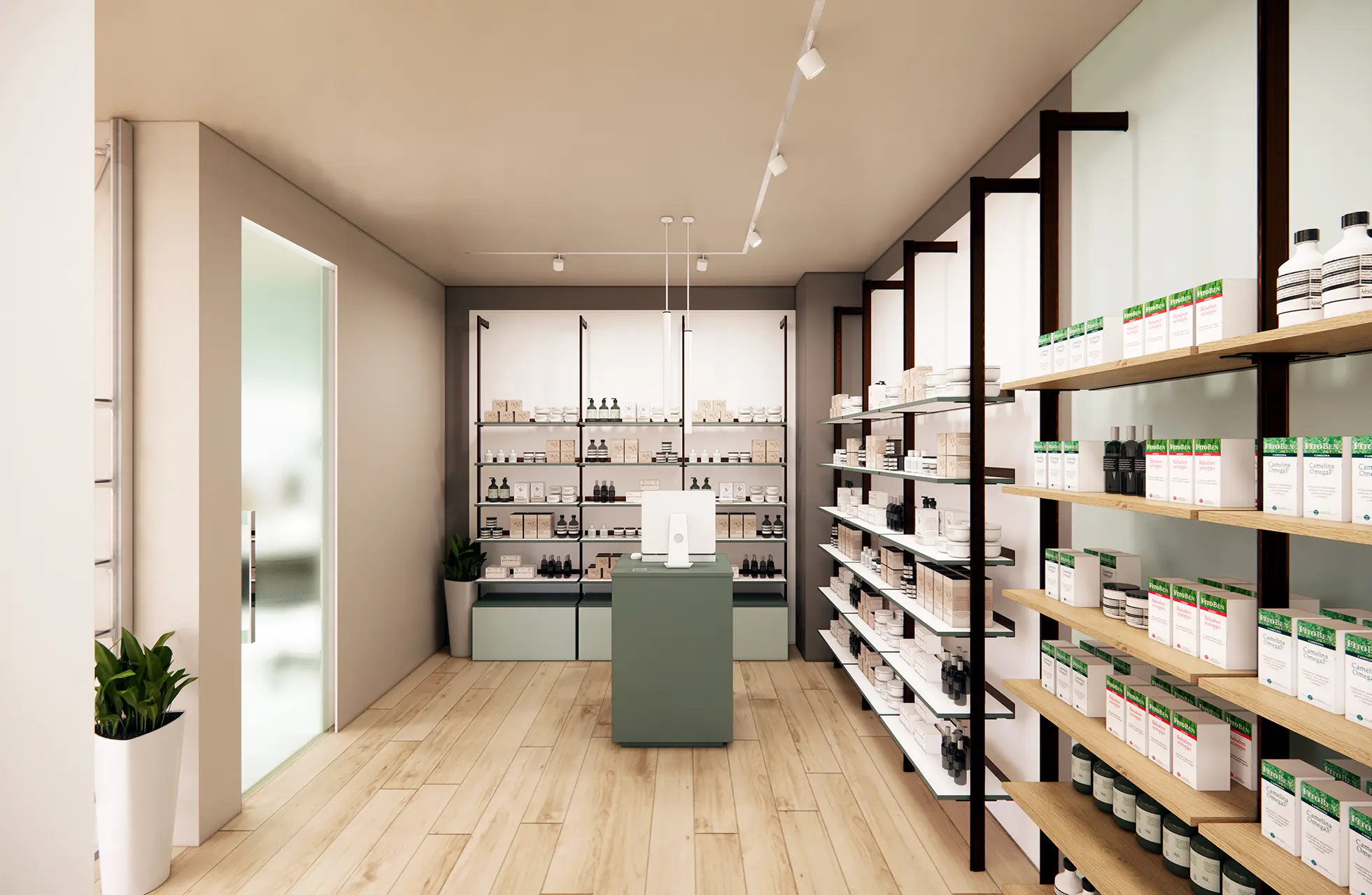 ABAKO linea di arredamento per farmacie ricercate e dinamiche - gallery 07