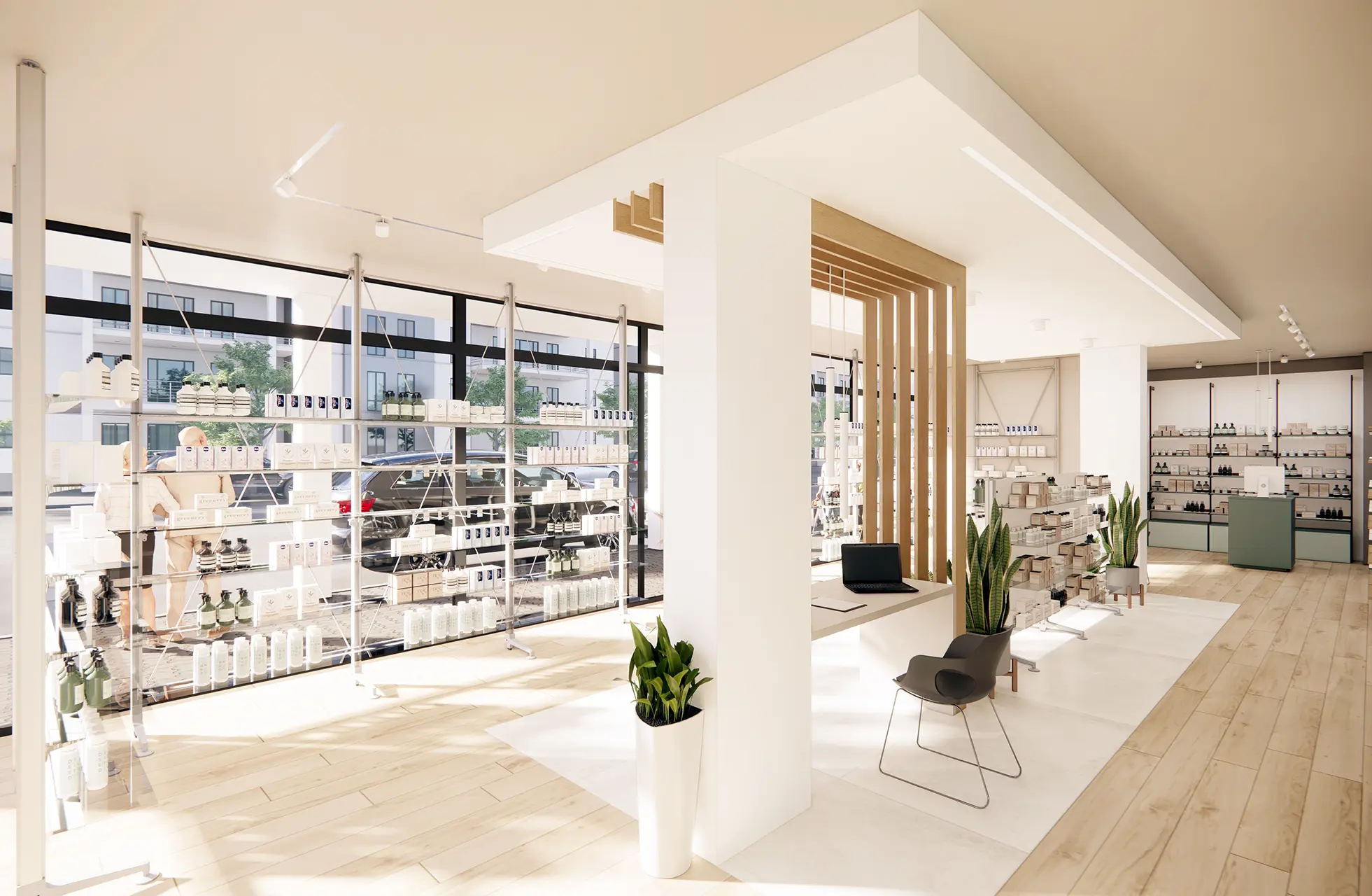 ABAKO linea di arredamento per farmacie ricercate e dinamiche - gallery 09