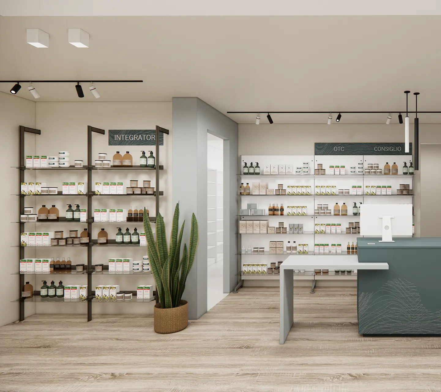 ABAKO linea di arredamento per farmacie ricercate e dinamiche - gallery 11