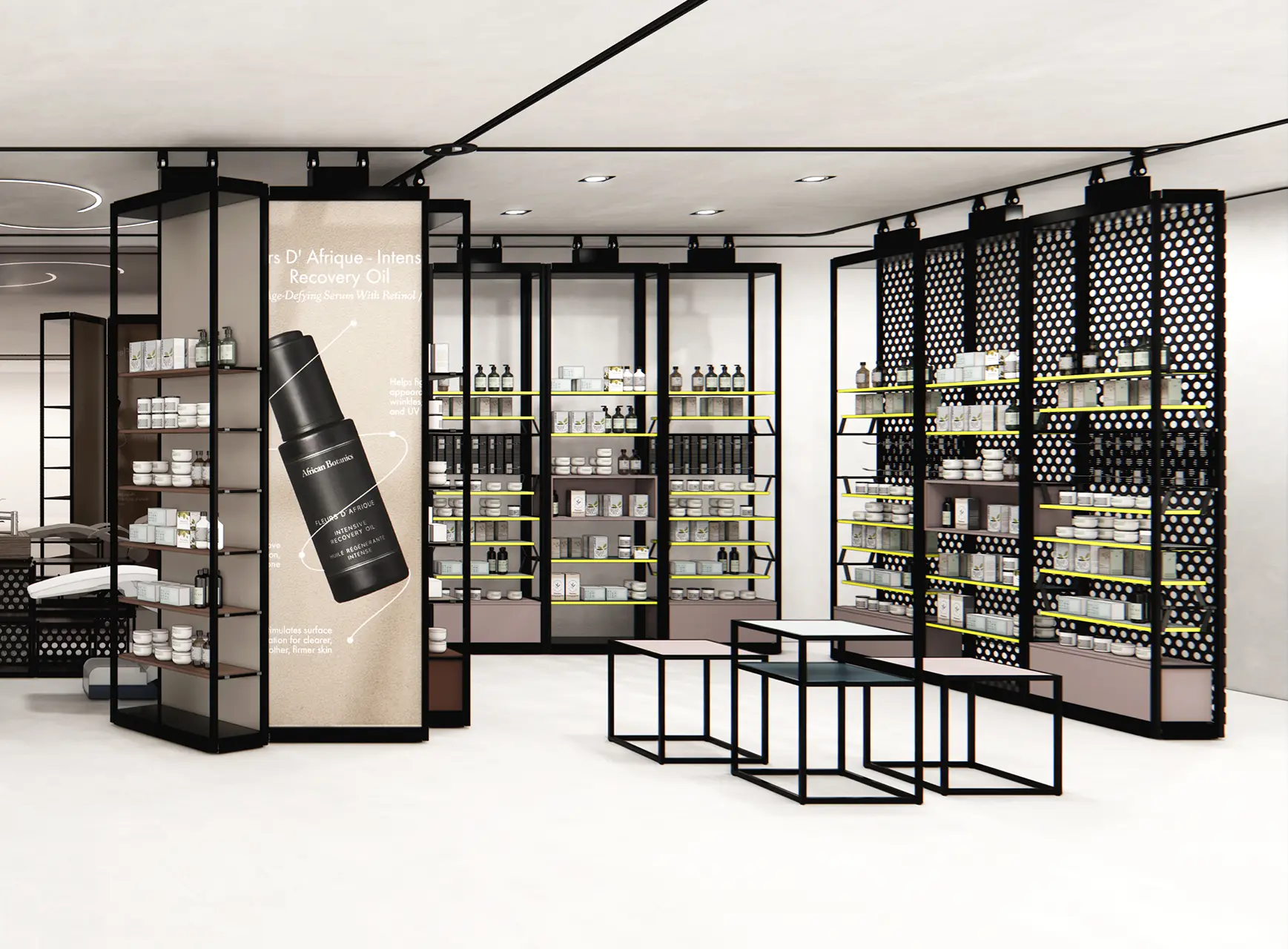 CINETIK linea di arredamento per farmacie con pareti mobili - gallery 08