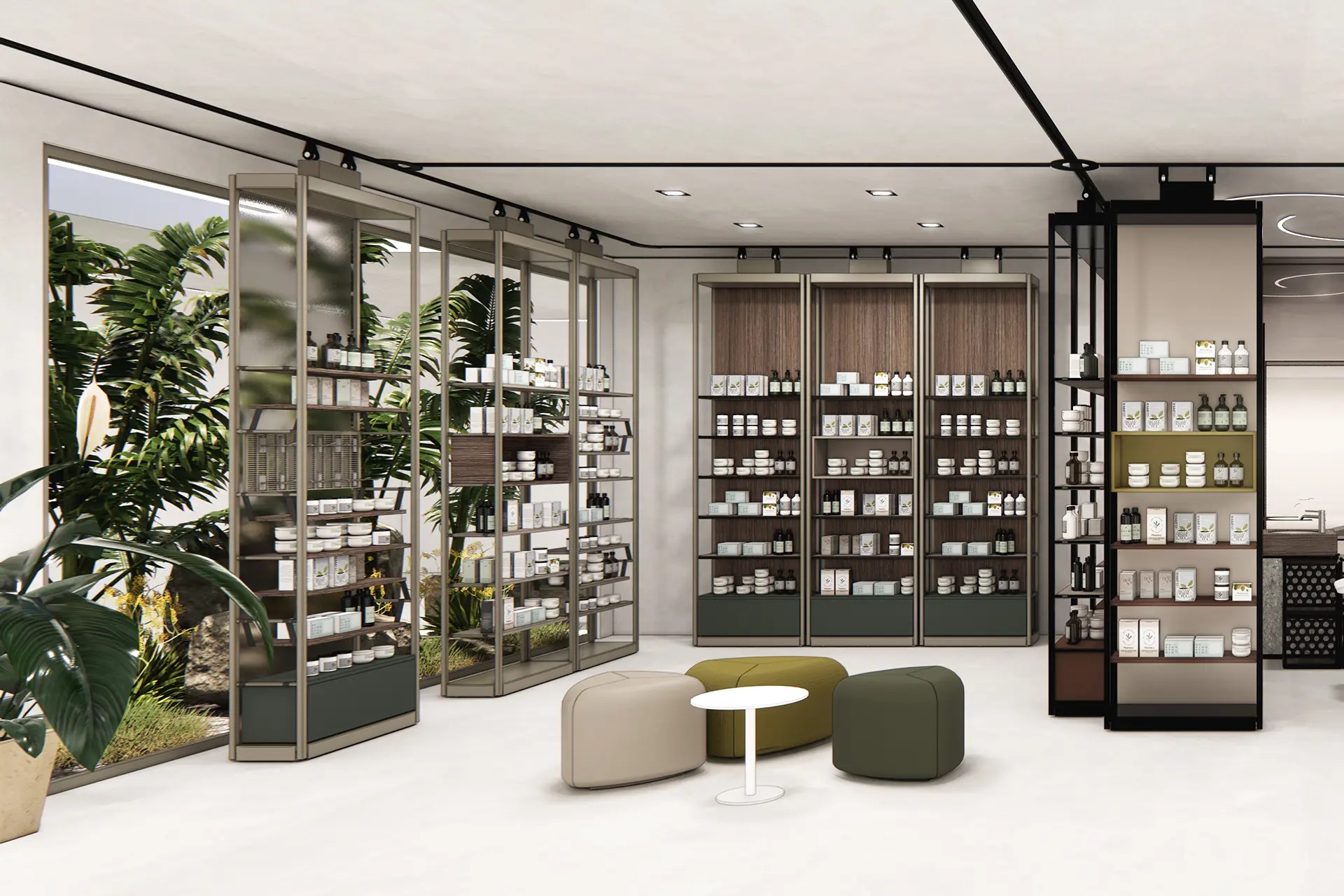 LOGIK sistema d'arredo per farmacie moderne Th.Kohl