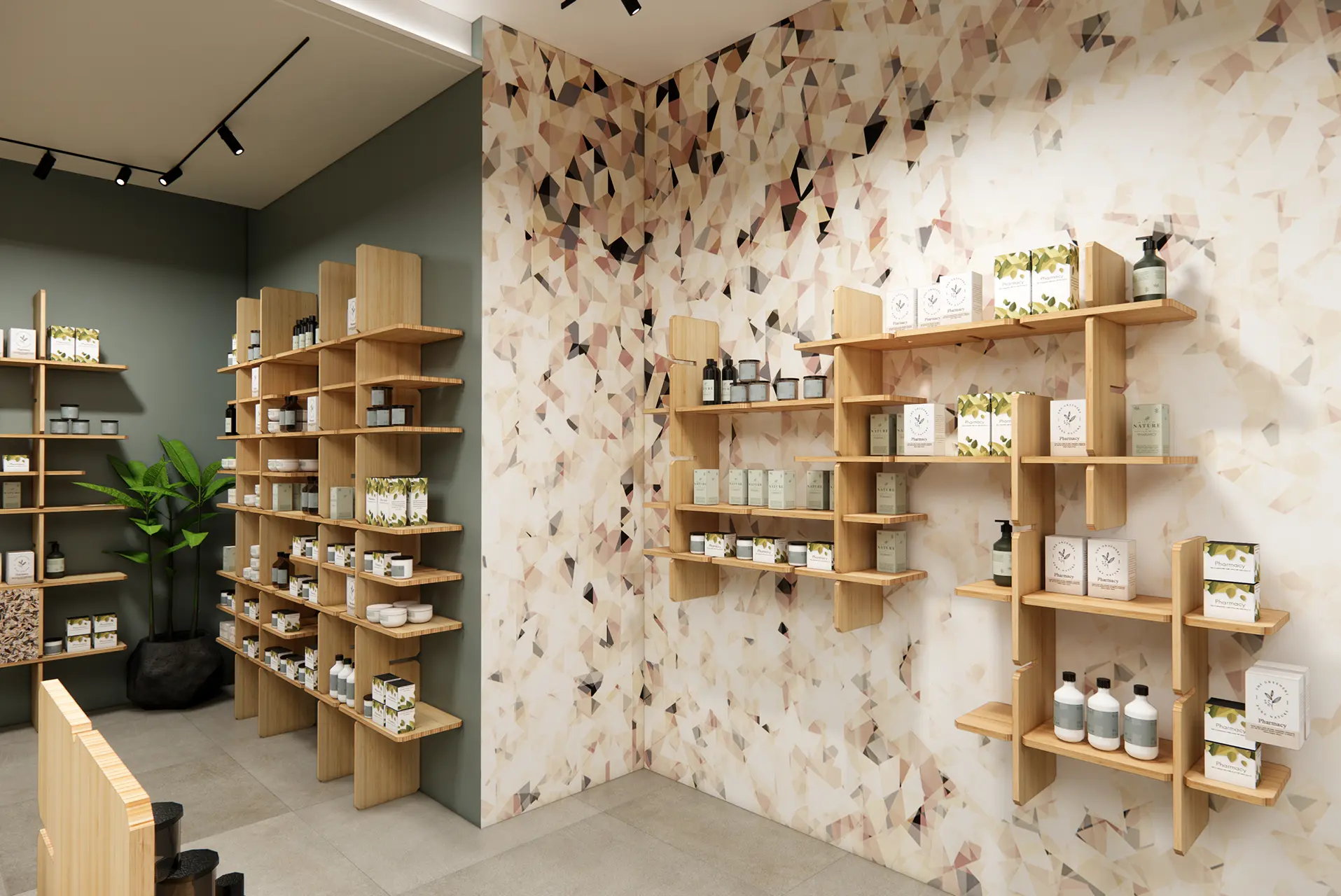 HELIX linea di arredamento per farmacie sostenibili 100% in bambù - gallery 07