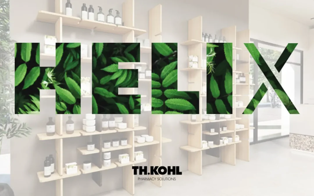 Linea HELIX: scopri l’arredo sostenibile per farmacie firmato Th.Kohl