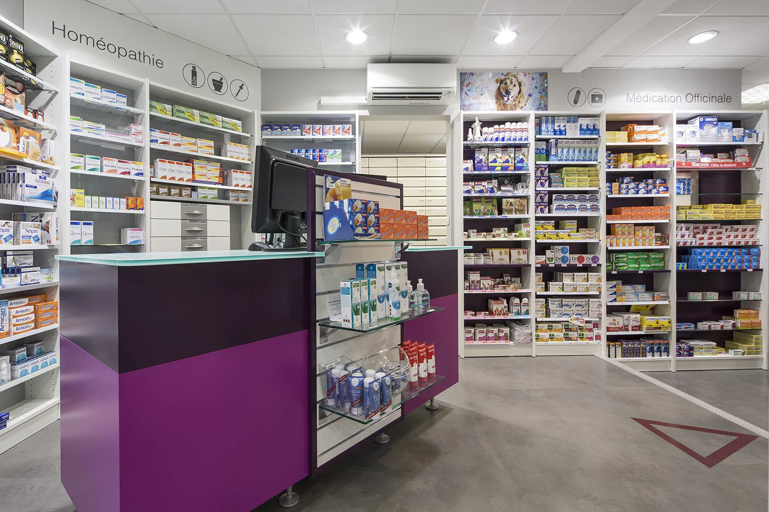 Pharmacie de la Milhière 3 Réalisation Th.Kohl - Pharmacie de la Milhière - gallery 03